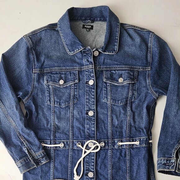 Hudson Denim Drawstring Dress - Size XS - Picture 1 of 6